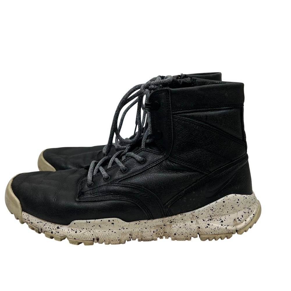 Nike SFB 6 Leather NSW Black Speckle Tactical Boots 862506-001 Mens 13